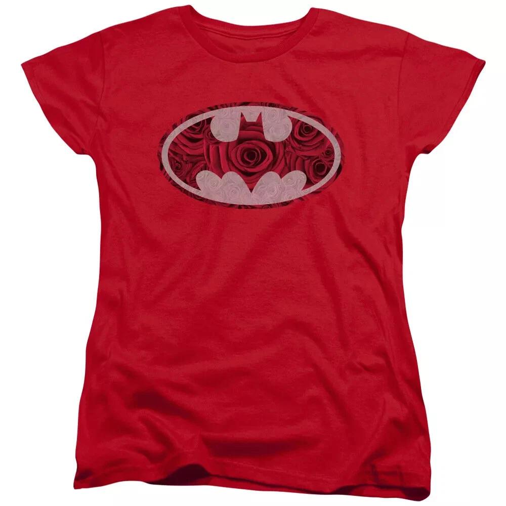 Batman  Rosey Bat Logo  Women s T-Shirt 3XL