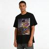 Anime Koppel Print T-shirt Unisex Losse Pasvorm Top Trendy Niche Anime Fans Casual Kleding Puur katoen T-shirt