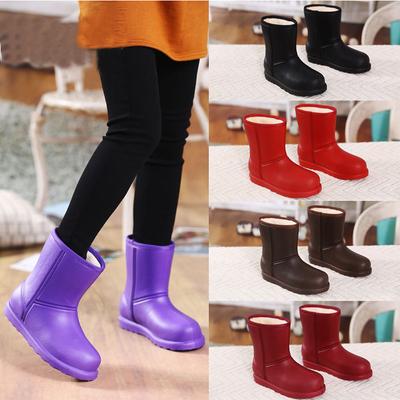 Bottes de Neige pour Femmes Bottines Chaudes en Peluche pour Femmes Antidérapantes Imperméables Bottines Courtes pour Femmes Chaussures d'Hiver Décontractées Légères Peluche