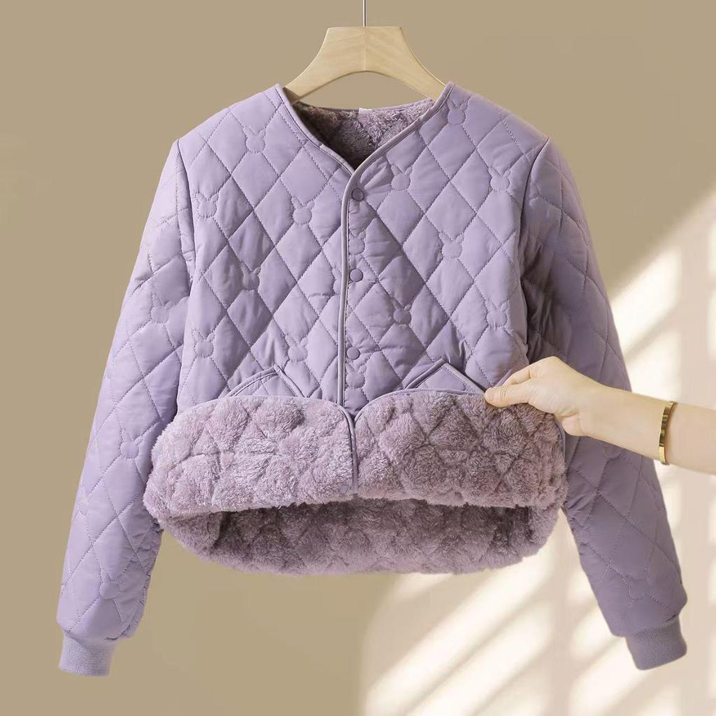 2025 Women's Winter Cotton Jacket: Cold-Proof, Fleece-Lined, Thickened Coat for Warmth and Comfort