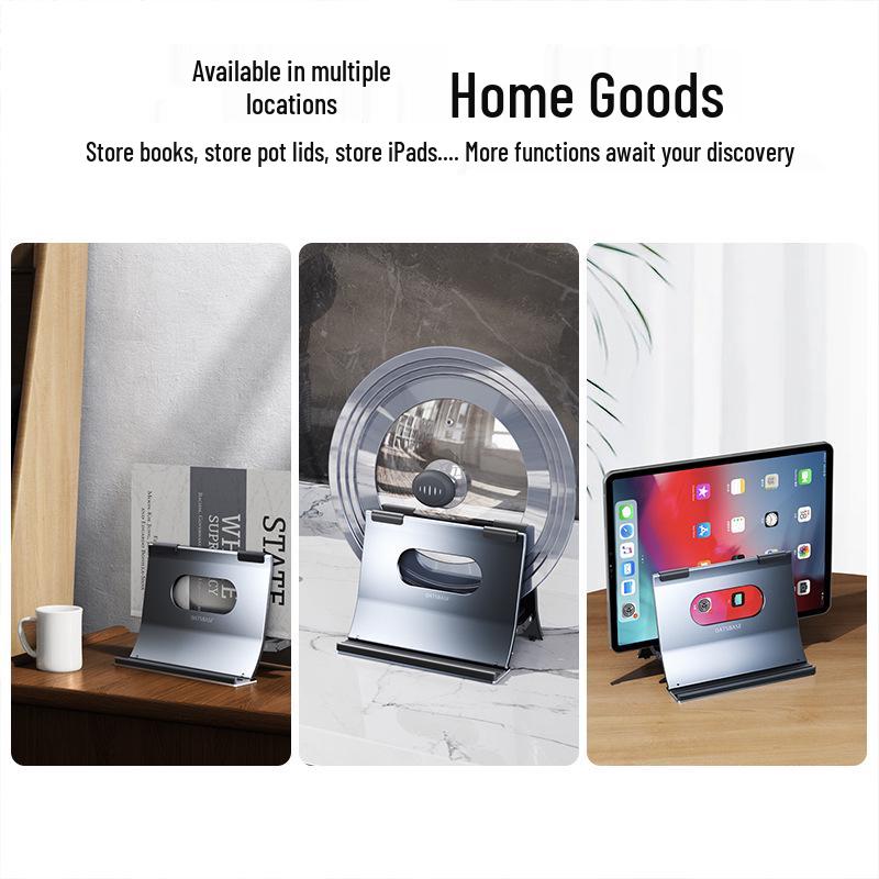 Paifan 2026 Alloy Desktop Stand for Laptops, Tablets, and Phones - Automatic Gravity Storage