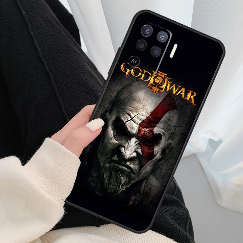 God of War Case For Oppo A96 A76 A16 A60 A98 A58 A78 A18 A38 A80 A40 A77 A57 A17 A74 A54 A94 A15 A5 Pro