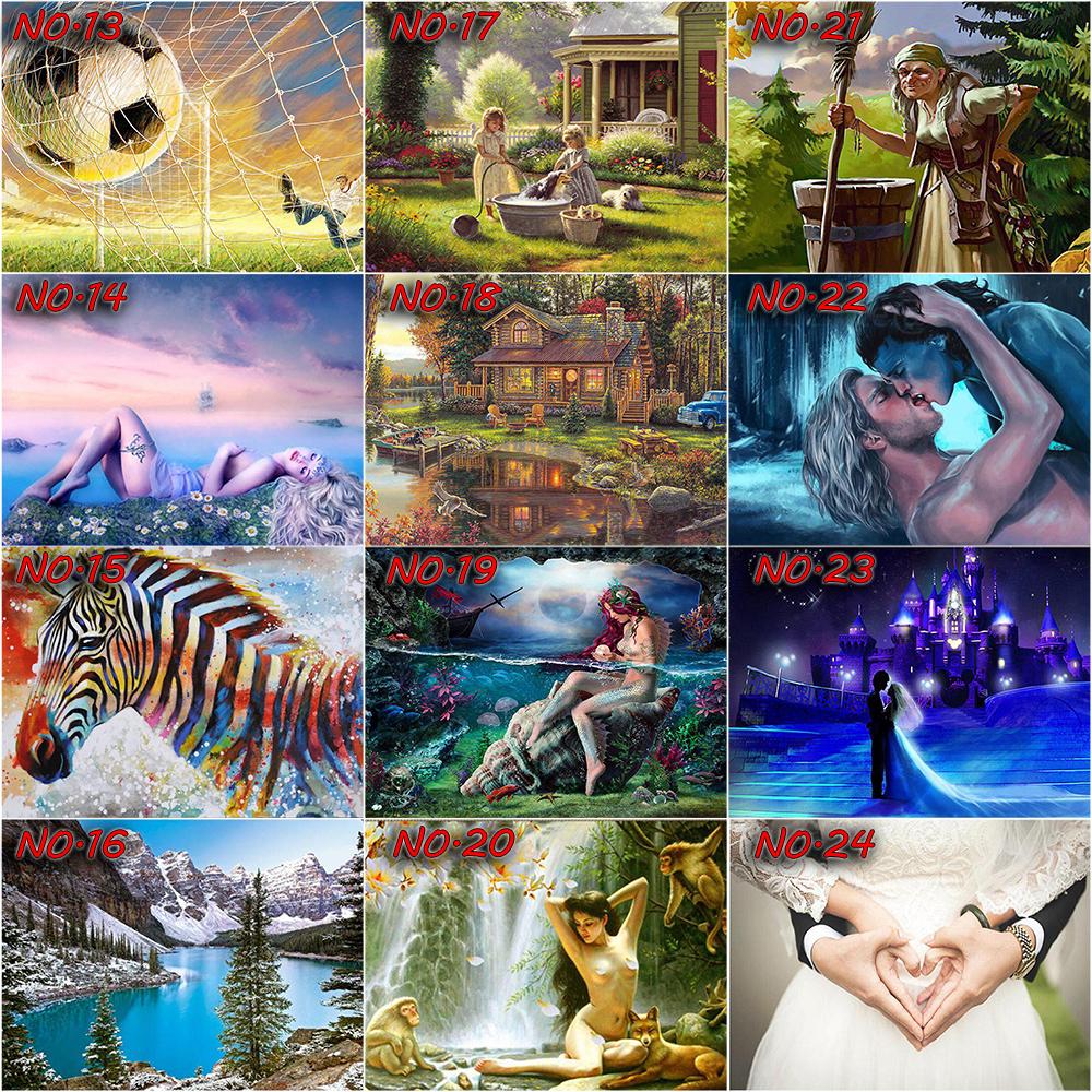 Diamond Painting Full Round Square Sunset City Street Landscape Car 5D Diamond Embroidery Full Set Rhinestones Diamond Mosaic Wall Art