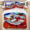 Fantasy Anime Collage Art Bedding (1 * duvet cover + 2 * pillowcase, without core) 2D Flat Duvet cover and pillowcase Bedding set Soft and comfortable
