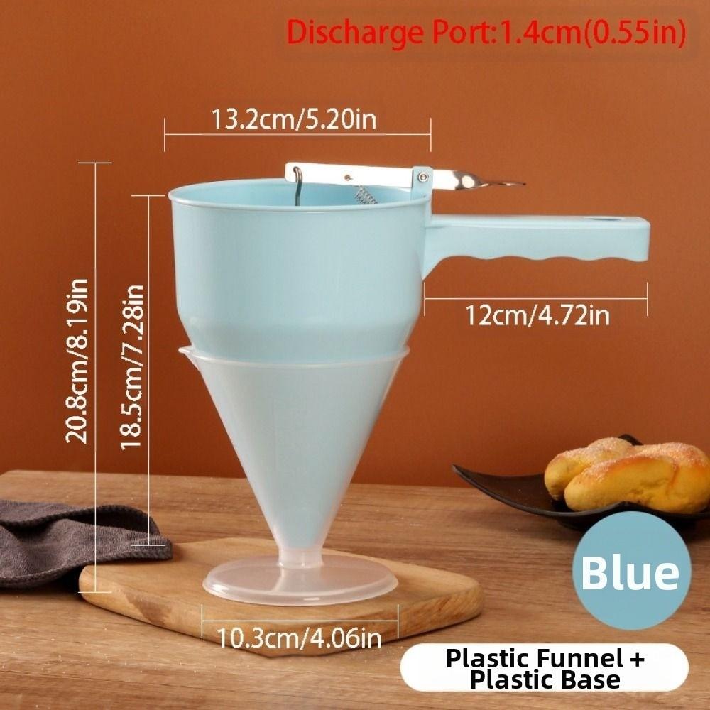with Stand Handle Batter Dispenser Adjustable Cooking Funnel  Dessert Making