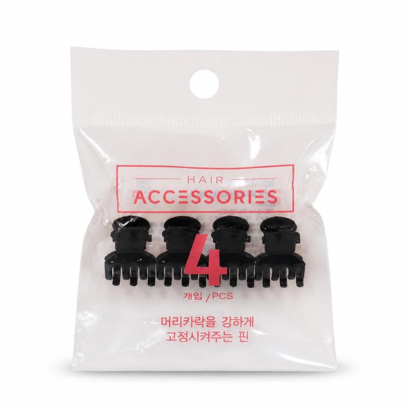 Daiso Mini Steel Hair Clips (4P) 4pcs