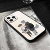 Here U Are Anime Phone Case For IPhone 17,16,15,14,13,12,11 Plus,Pro,Max,XR,XS,X,7,8 Plus,Mini Black Silicone Soft