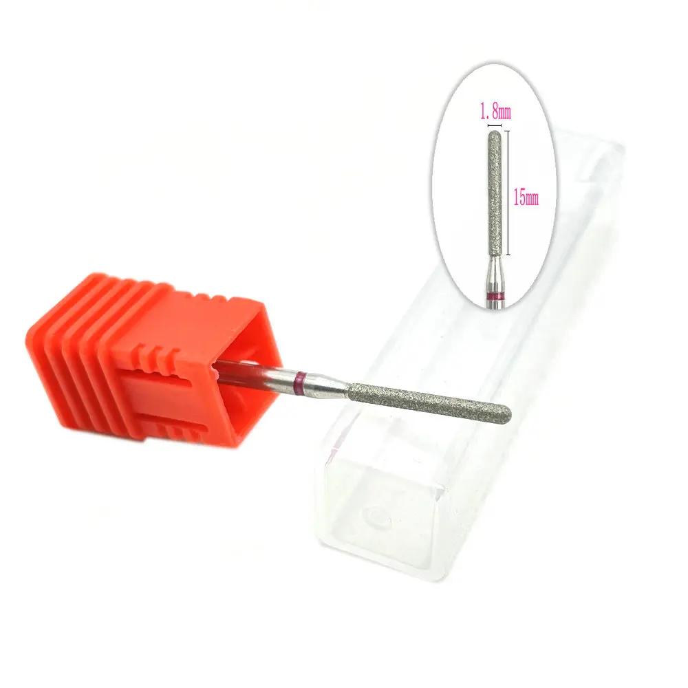 20pcs Diamond Nail Drill Milling Cutter for Manicure Rotary Bits Cuticle Clean Accessory Dental Diamond Burs Polisher 2.35mm