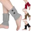 Thick Woolen Socks with Twisted Buttons for Toe Covers and Short Boot Covers for Winter Warmth