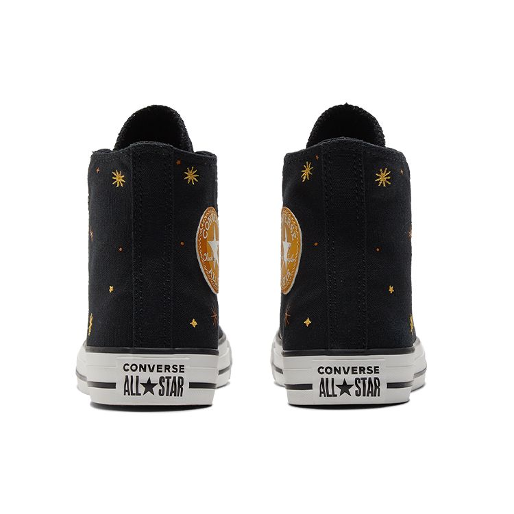 Converse Chuck Taylor All Star Timeless Graphic Hi Black Yellow Women's A02885C