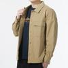 Timberland Solid Color Outdoor Sports Casual Loose Square Collar Long Sleeve Shirt Men Shirts Khaki A28QG-918