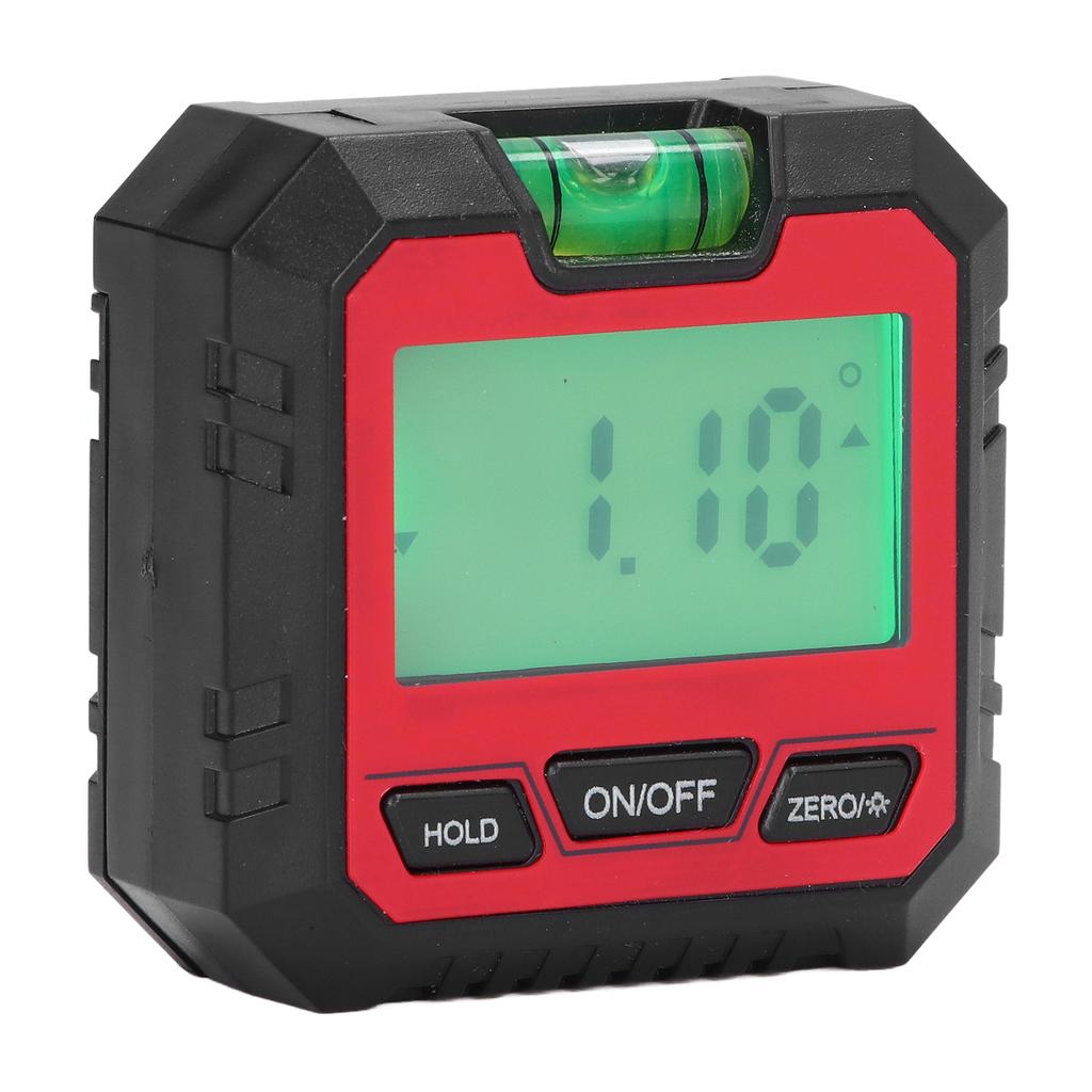 Digital Inclinometer Magnetic 90 degrees  Electronic Protractor Angle Level Finder Gauge for WoodworkingRed