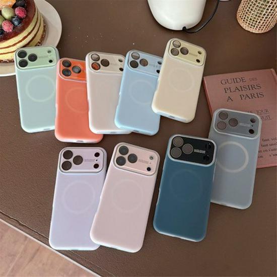 

Drop-Proof Magnetic Silicone Lens Protector for iPhone 17 Pro Max 15 Pro