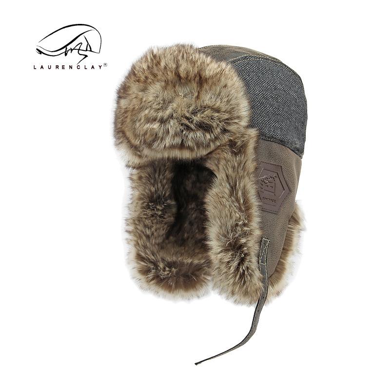 

Шапка Северо-Восток мужская осенне-зимняя с защитой ушей теплая женская уличная ветрозащитная и снегозащитная велосипедная шапка кожаная шапка-локомотив XL(56-60) темно-коричневого