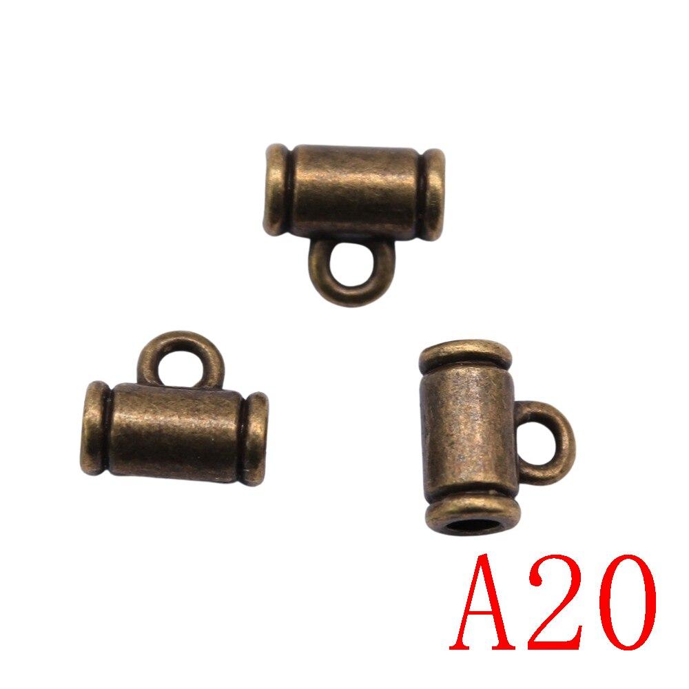 

Компоненты цилиндрической подвесной головки для изготовления ювелирных изделий, аксессуары, декор своими руками A20-20pcs-8x7x4mm-A13087