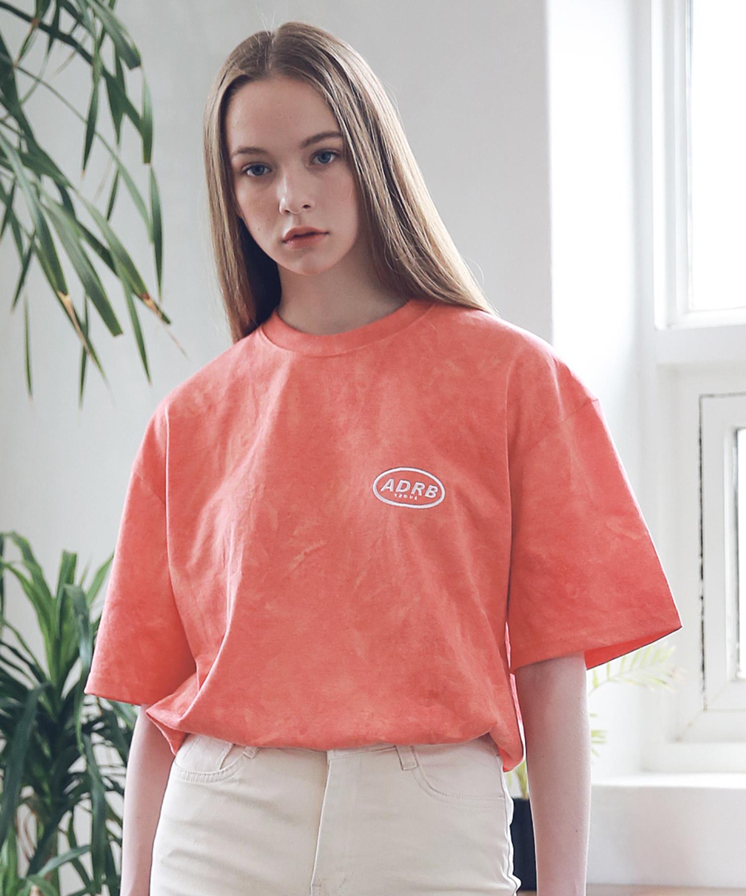 Ader Robe Unisex Ellipse Logo Tie-Dye T-Shirt Ats192006-Or M