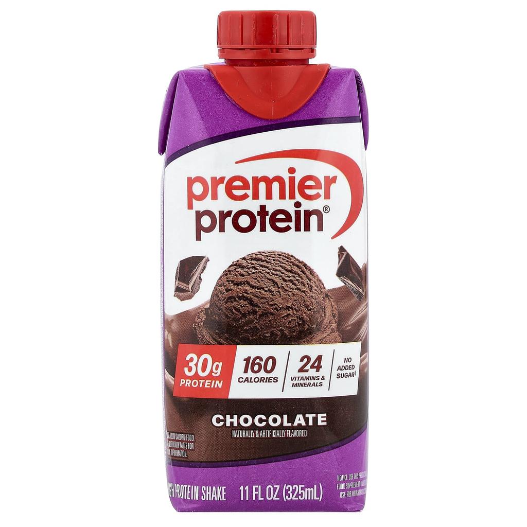 Premier Protein, High Protein Shake, Chocolate, 4 Shakes, 325ml (11 fl oz) each