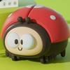 Portable Ladybug Floating Ball Mini Hermit Crab Toy Floating Ball Blowing Toy  Montessori Toy