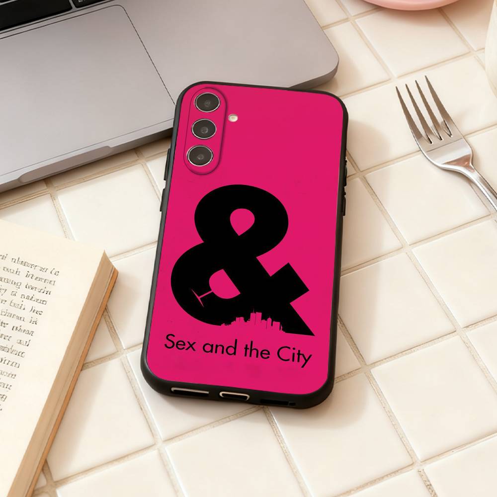 Sex And The City phone Case For Samsung Galaxy A73,A72,A71,A70,A53,A52,A51,Others Soft Black Shell
