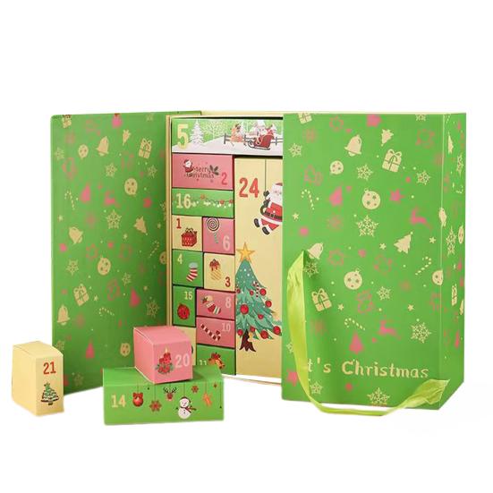 DIY Christmas Advent Calendar To Fill Empty Gift Box Set 24 Days of Surprise Countdown Calendar for Kids Family Friends