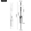New Portable Square Hole Drill Bit 6.4/8/11/12.7/14mm Adapter DIY Square Hole Drill Bit Adapter Woodworking Drill
