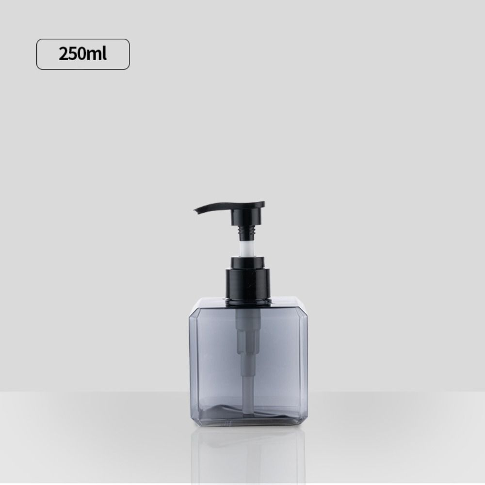 Square Liquid Soap Dispenser Plastic Shampoo Press Empty Bottles New Storage Bottles