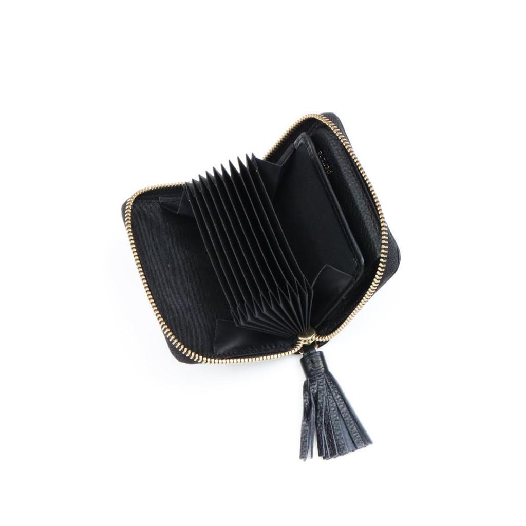 Perche Dot-Embossed Accordion Card Wallet