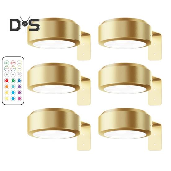 Picture Light with Remote Control 100 Lumens High Brightness Stepless Dimming 3 Lighting Modes Battery Operated No Drill Wall Art Light