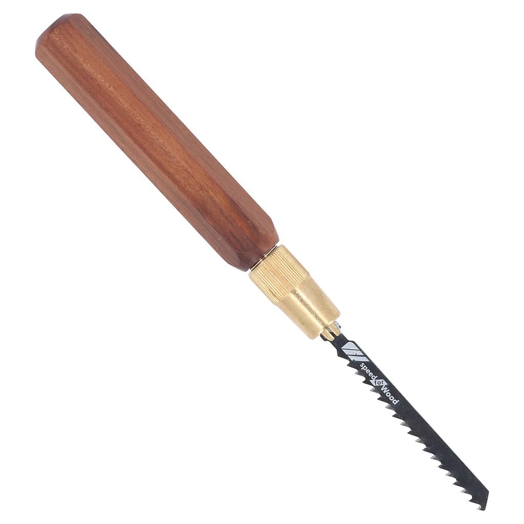 Hand Saw Hand Saw Kit Hex Shaped Rosewood Handle and 5 Jigsaw Blades Detachable Woodworking Hand Saw Small Hand Saw Hand Saw Kit