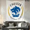Chesterfield F.C Wall Tapestry Aesthetic Wall Hanging Printed Fabric Blanket Decorative Tapestries for Bedroom Living Room Home Decor