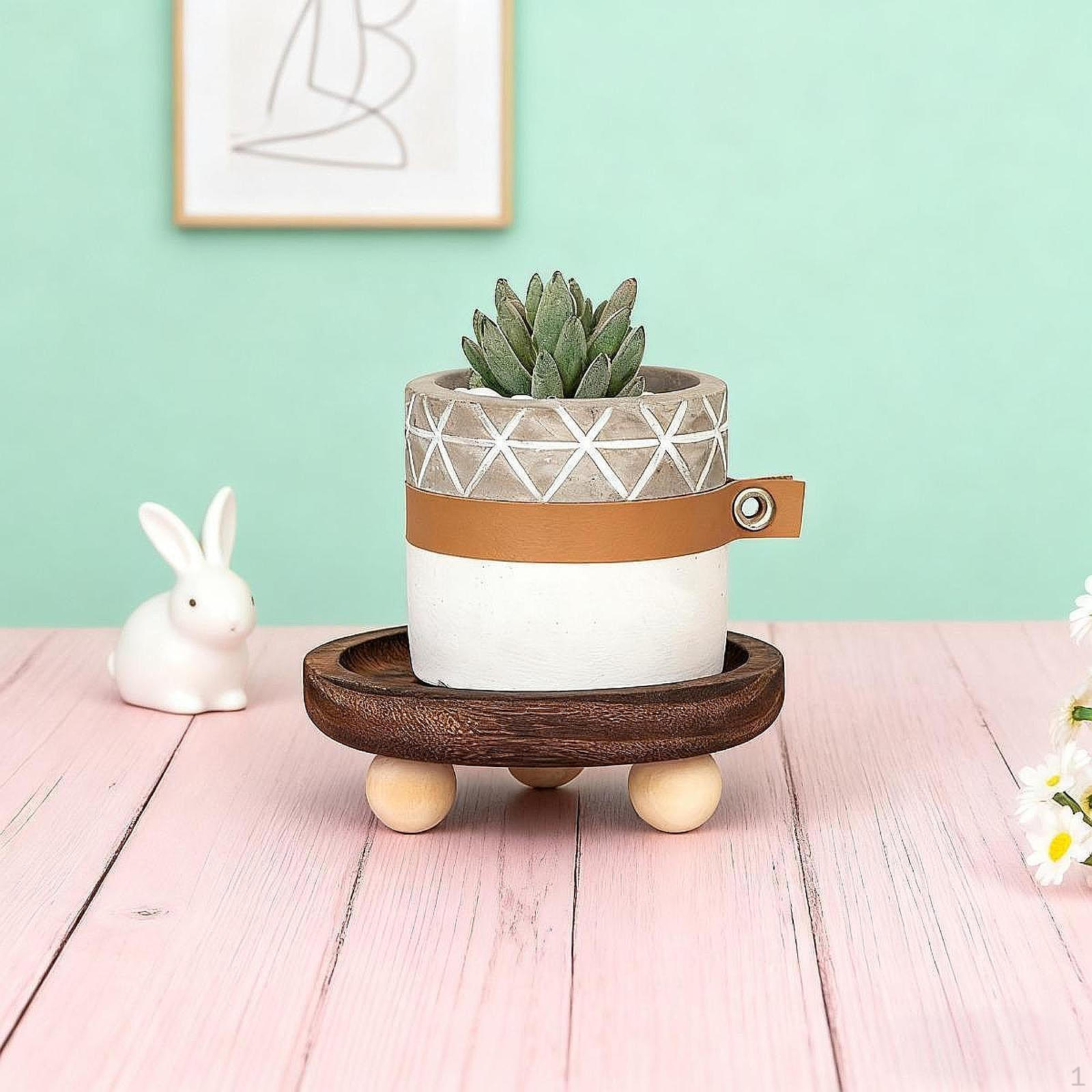 

Деревянная подставка-подъемник Держатель Тарелка Организация Сервировочный пьедестал Подставка Дисплей для ювелирных изделий для шкафа 13cmx13cmx4.5cm