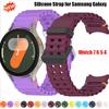 Sport Strap For Samsung Galaxy Watch 7 FE 6 4/Classic 5/pro  40 44 43 47 45mm Silicone Band For Galaxy 6 5 4  No Gaps Bracelet