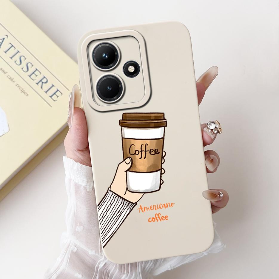 Für Infinix Hot 30i Hülle X669 X669C Neue Mode Bemalte Rückseite Weiche Silikonhülle Für Infinix Hot 30 Play NFC Hot30 5G Schale