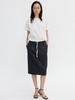 Leubieleu Cotton Round Neck Top (Ivory)