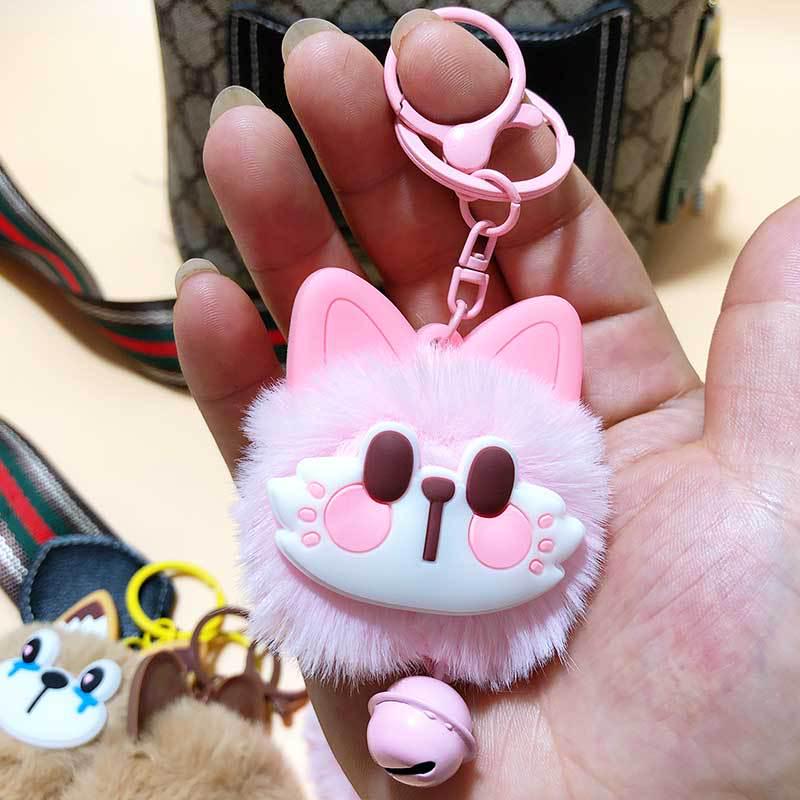 Kreslená Roztomilá Plyšová Klíčenka & Doplněk ke Školní Tašce - Kreativní Dárek pro Děti