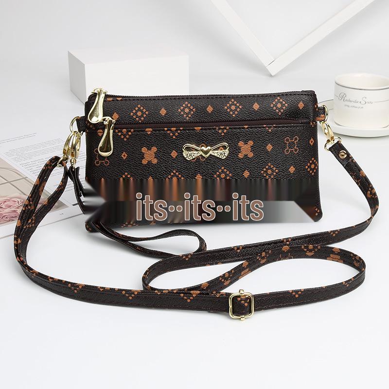 

Жіночий довгий модний гаманець-клатч - повсякденна кросбоді монетниця та маленька сумка