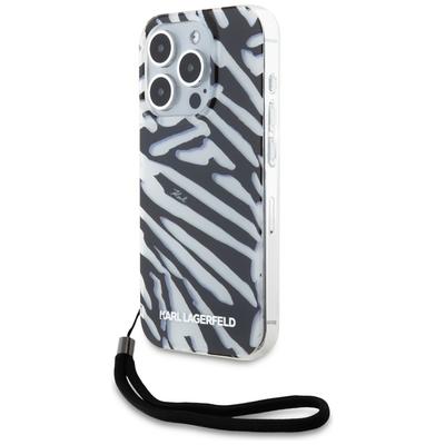 Etui Do iPhone 15 Pro Karl Lagerfeld IML Zebra Pattern Czarny