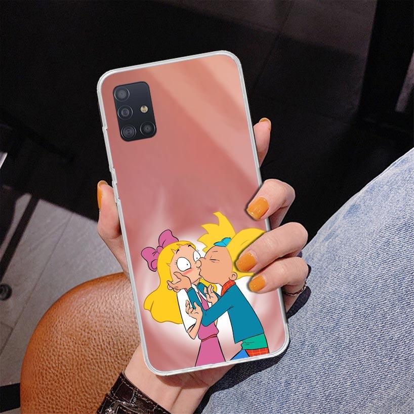 Cartoon Hey Arnold Fondos Phone Case For Samsung Galaxy A52 A32 A22 A12 A51 A31 A50S A30S A20S A10S Note 20 Ultra 10 Plus S10 A7