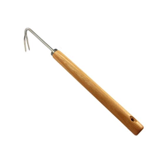 Cu 3 gheare, cu mâner lung, pentru îndepărtarea ierbii, ascuțită, compactă, din oțel inoxidabil, cu gheare, instrument pentru plivitul de grădină.
