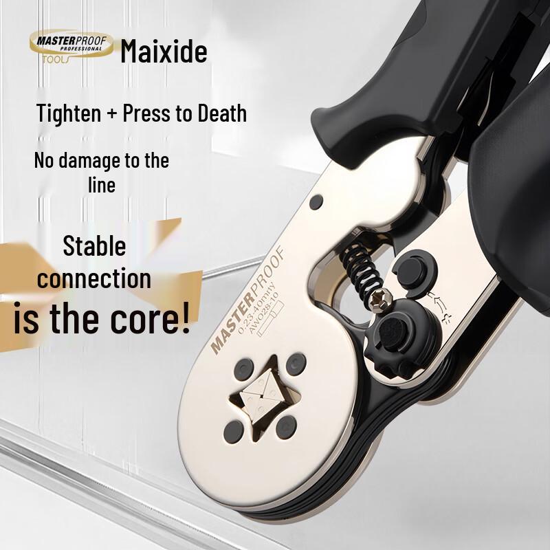 MASTERPROOF Cold Press Terminal Crimping Pliers
