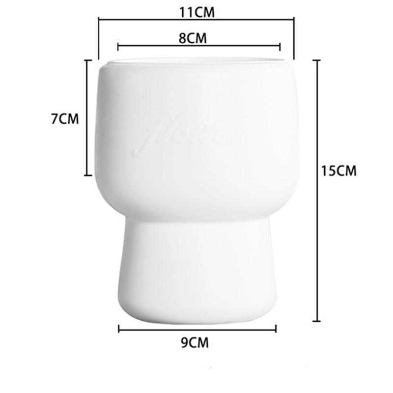 

Flower Pot Self Watering Plastic Flowerpot Cotton Rope Watering Small Succulent Plant Pot Modern Decoration Home Bonsai Decor