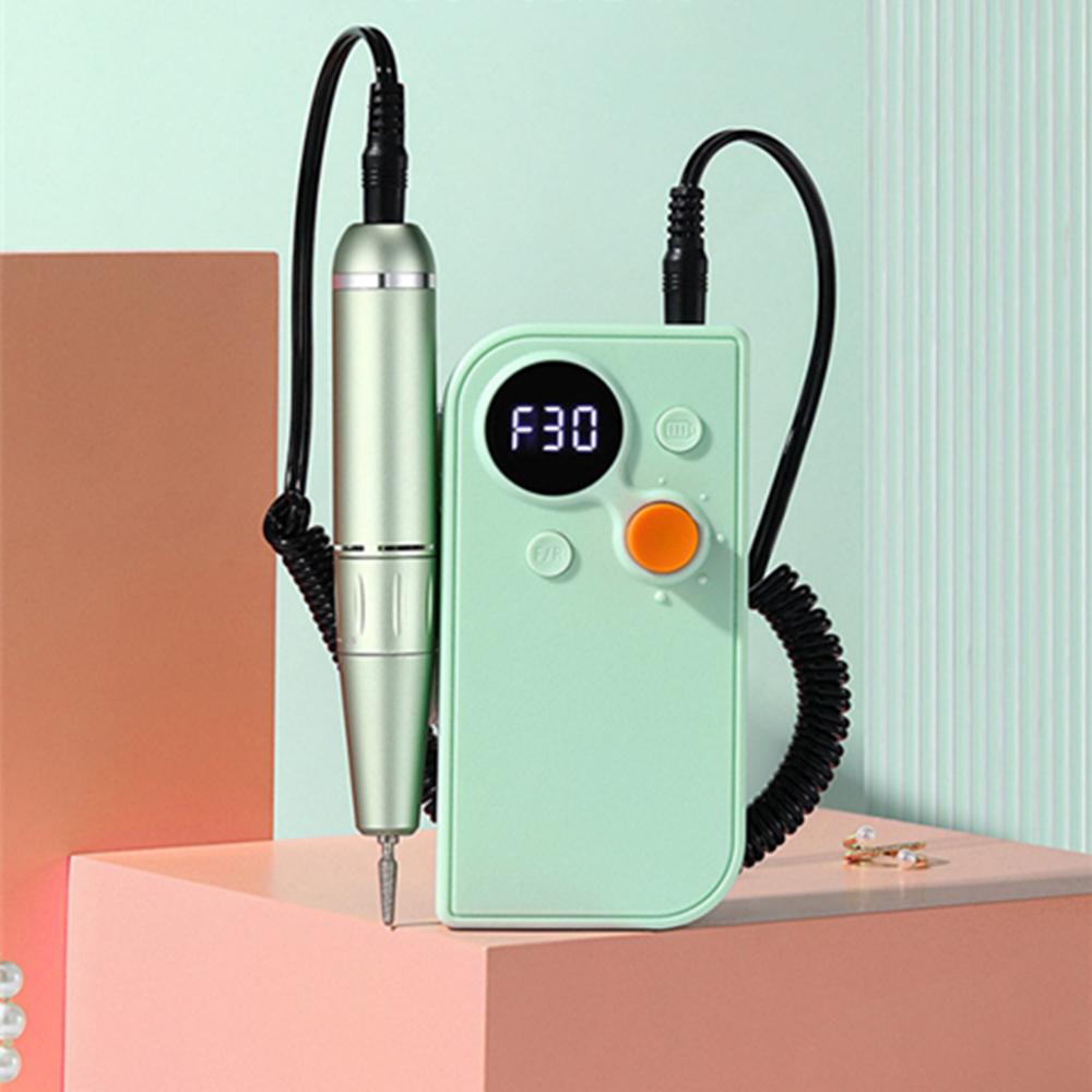 Rechargeable Electric Nail Drill Manicure Machine 30000RPM For Nail Gel Remove