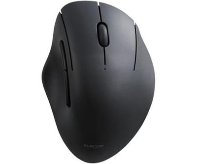 Elecom SHELLPHA Kabellose 5 Mittlere Leise Multi-Touch Maus, Tasten, Größe, Antibakteriell, Design, Schwarz, M-SH20MBSKXBK