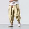 Spring Men Loose Harem Pants Chinese Style Overweight Sweatpants Casual Oversize Trousers Man