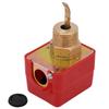 1pc AC250V 10Bar Brass Water Flow Switch Paddle Control NPT Thread Connection Red