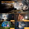 48W 3000LM Cordless LED Work Light Floodlight, Rechargeable, Makita Compatible 18V, IP65 Waterproof & Dustproof, with Carrying Handle, Smartphone