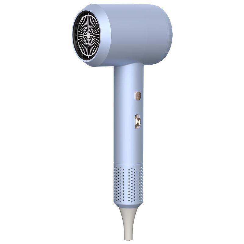 High-Power Blue Light Hair Dryer for Salon & Dorm, Hot/Cold Settings