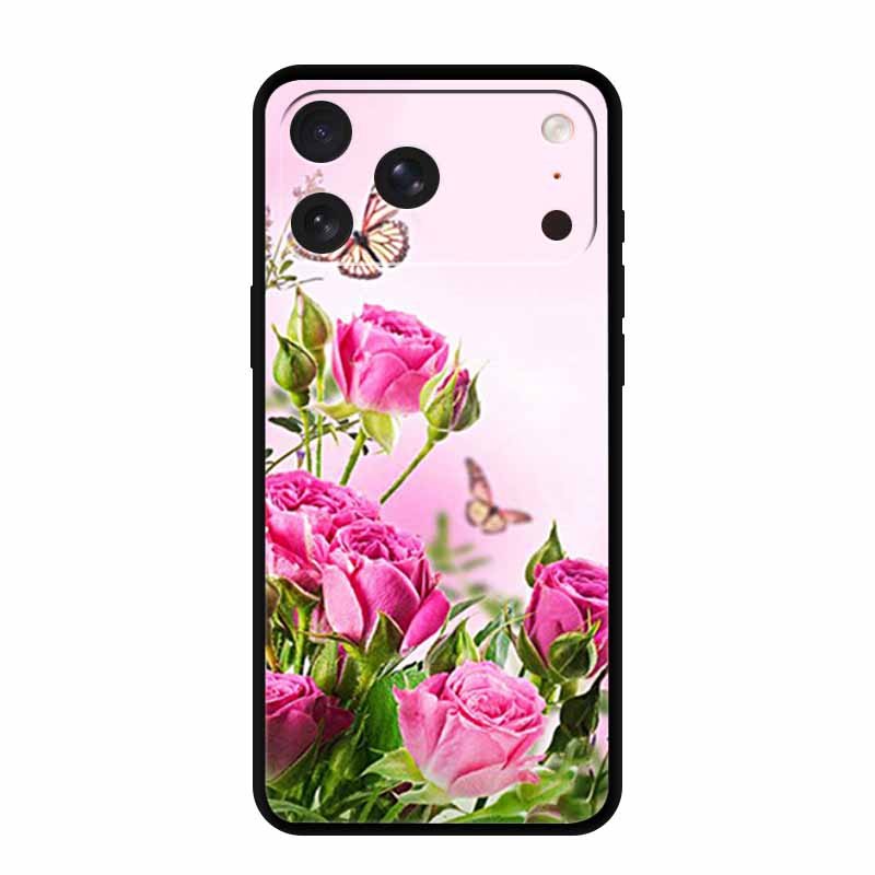 Color Case For iPhone 16 Pro Max 15 plus 17 14 pro 16e 17 Air Fashion Back Gradient Funda Shockproof Silicone Soft Phone Cover