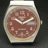 AUTOMATIC VINTAGE SEIKO 5 6309A JAPAN MENS RED COLOR DIAL WATCH a500824-5 R154-a500824