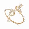 Baroque-style Baroque Flower Armlet Open-design Floral Arm Band Upper Arm Cuff  Festival